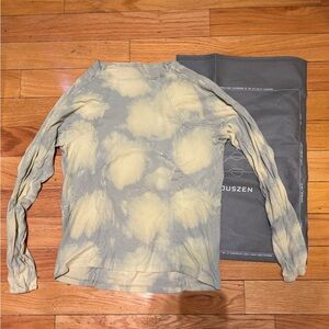 HAMCUS ltd. Dune Futuristic Yellow Green Cotton Layered L/S Shirt men’s medium M